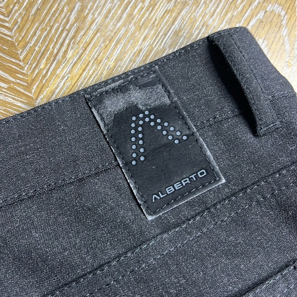 ALBERTO Tom Ceramica Comfort Fit Charcoal Black Pants 50 - Picture 7 of 10